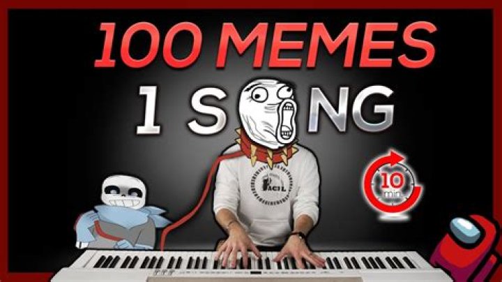 100 MEMES in 1 SONG (in 10 minutes) - Actually good meme songs