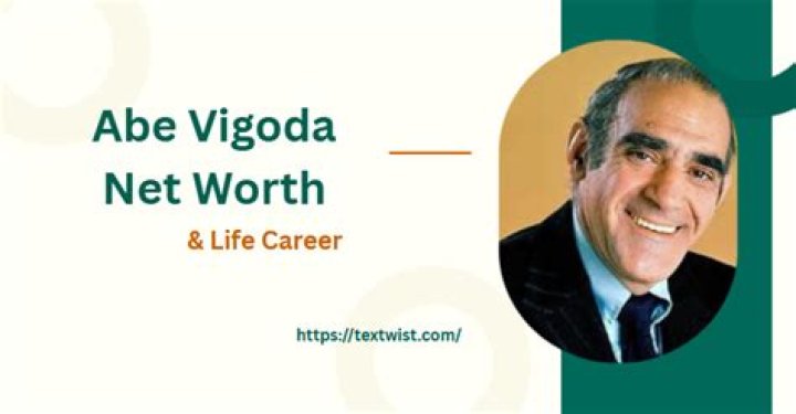 abe vigoda worth