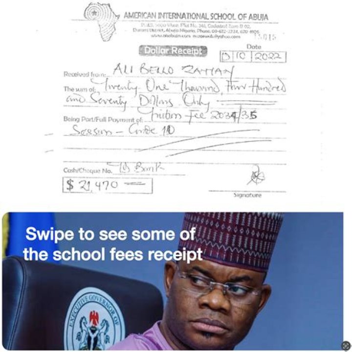 Abuja American School refunds Bello's $760,910 to EFCC Abuja American School refunds Bello's $760,910 to EFCC