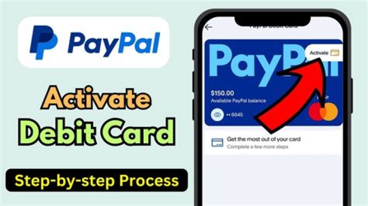 Activate PayPal debit card Activate PayPal debit card