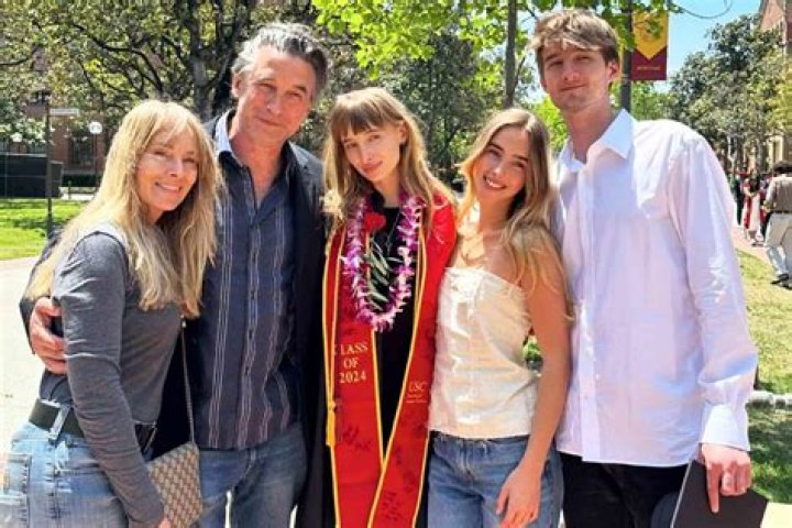 Billy Baldwin with his family Billy Baldwin with his family