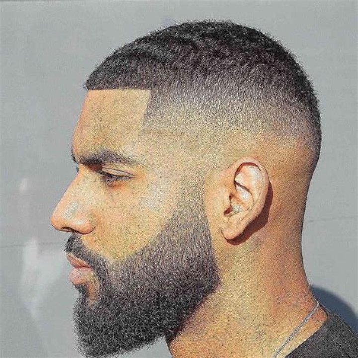 Caesar cut black Caesar cut black