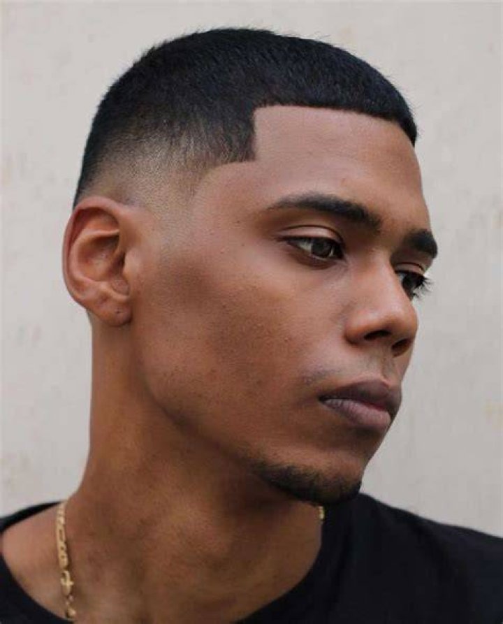 Caesar haircut black Caesar haircut black