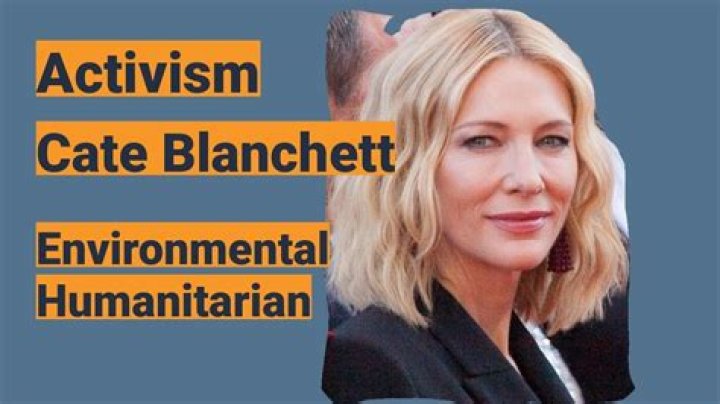 Cate Blanchett activism