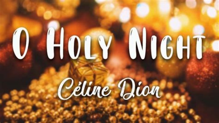 Céline Dion - O Holy Night (from the 1998 "These are Special Times" TV special) - x factor jeff gutt o holy night