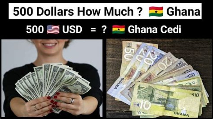 Cedis and USD dollar