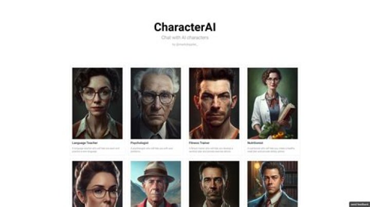 Character.AI screenshot
