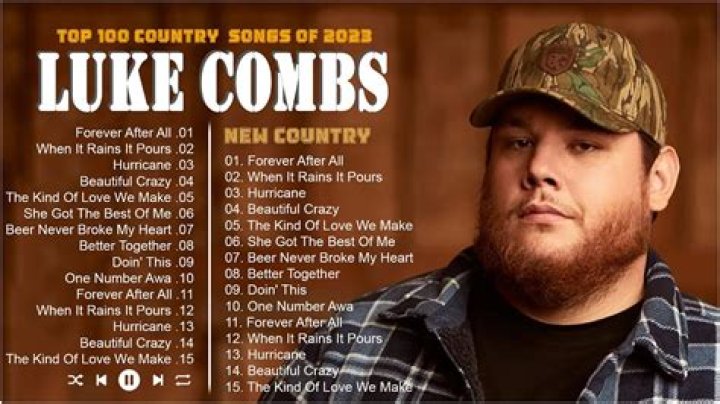 Country Music - Luke Combs, Luke Bryan, Chris Stapleton, Kane Brown, Morgan Wallen, Brett Young - country song since i quit drinking