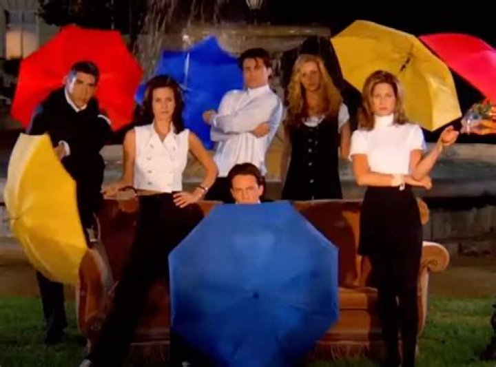 Friends theme but claps replaced by gunshots - gymnastics floor music with gunshots
