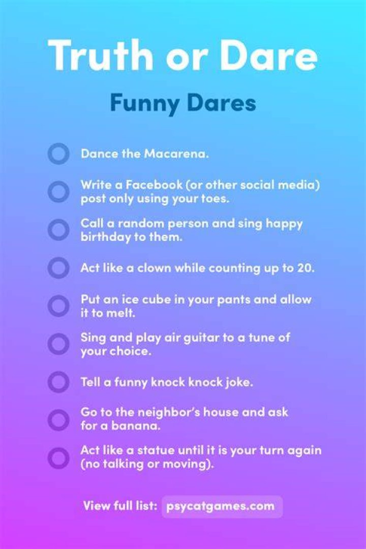 funny dares funny dares
