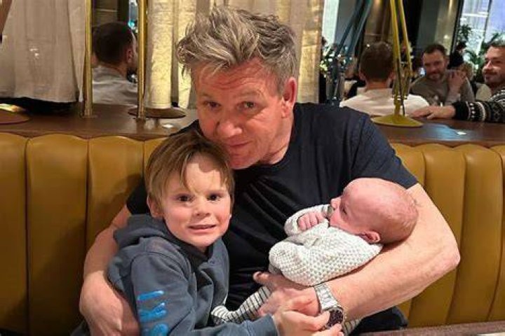 Gordon with his kids