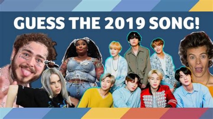 GUESS THE SONG from 2019 - Top Songs of 2019 Quiz - pop music quiz 2010+ answers
