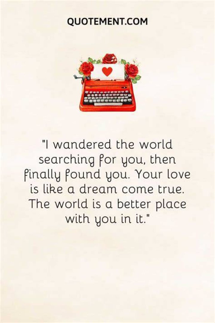 He is typing romantic I love you SMS for her