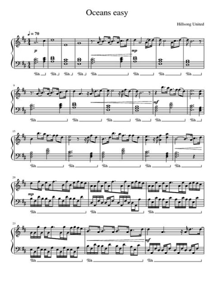 Hillsong UNITED - Oceans (Easy Ukulele Tabs Tutorial) - Hymns and Other Sacred Songs, Ukulele