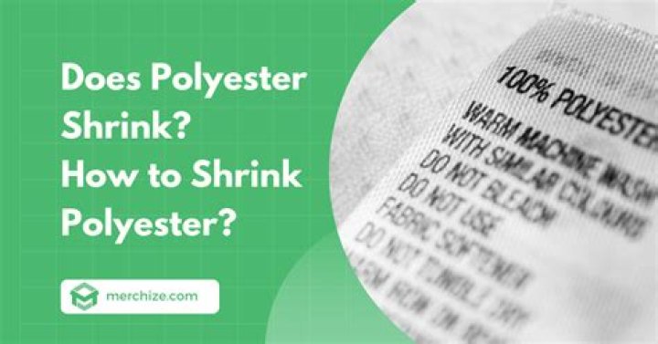 How to shrink polyester and spandex