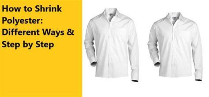 How to shrink polyester