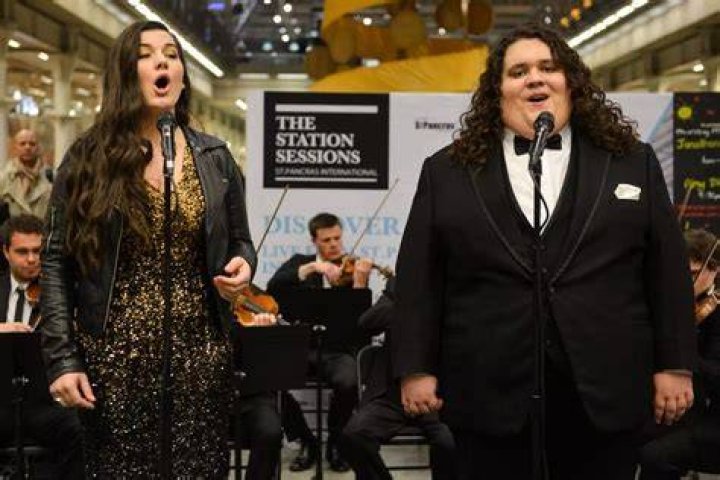 Jonathan & Charlotte - Station Session: O'Holy Night - x factor jeff gutt o holy night