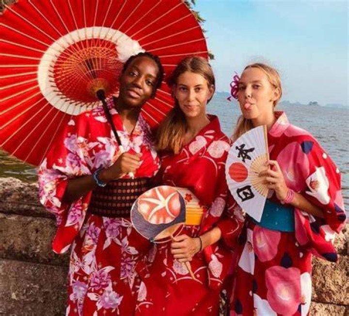 Julia Ituma with her friends