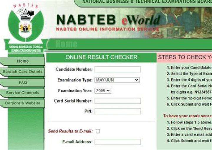 NABTEB result