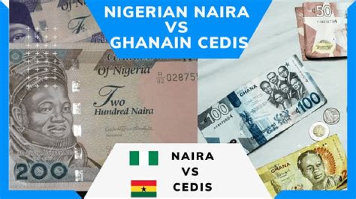 Naira and Cedis