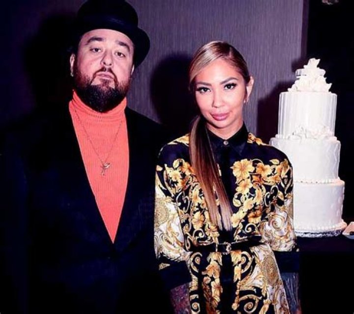 Olivia Rademann and her husband, Austin "Chumlee" Russell from History's Pawn Stars
