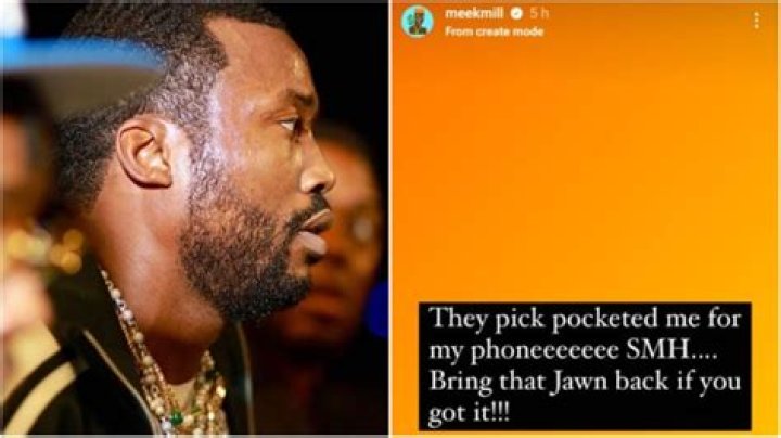 Rapper Meek Mill pickpocketed in Ghana. Rapper Meek Mill pickpocketed in Ghana.