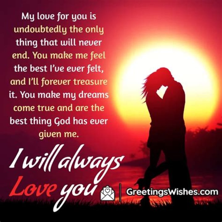 Romantic I love you SMS for her