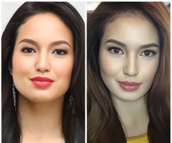 Sarah Lahbati before surgery