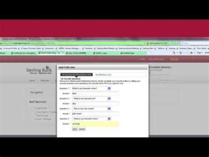 Sterling Internet banking tutorial: how to register and use the platform
