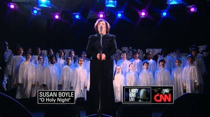 Susan Boyle - O Holy Night - Larry King LIve - December 2010 - x factor jeff gutt o holy night