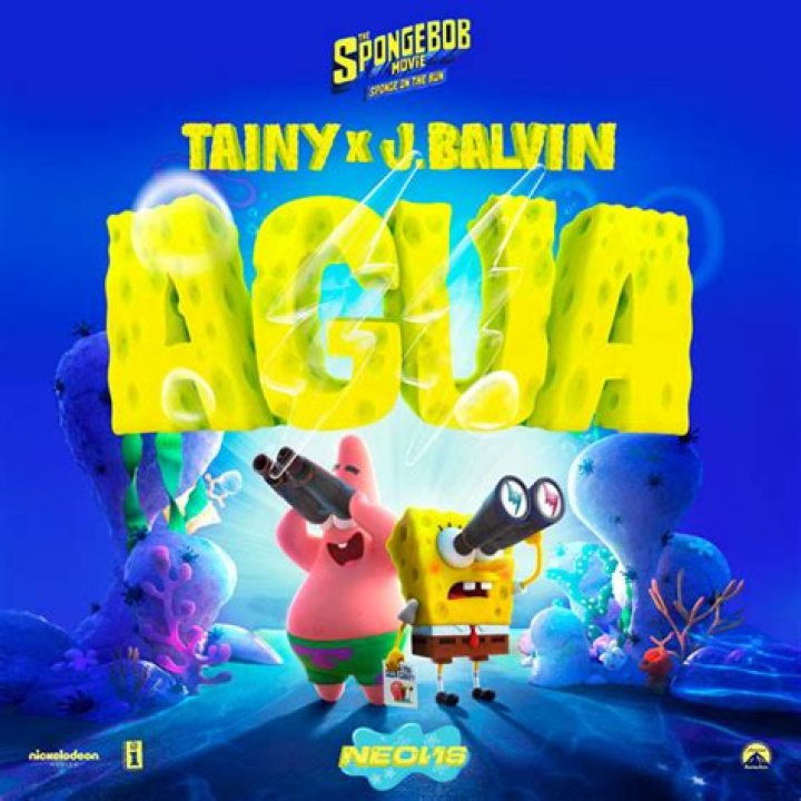 Tainy, J. Balvin - Agua (Music From "Sponge On The Run" Movie) - Spanish Reggaeton and Ballads
