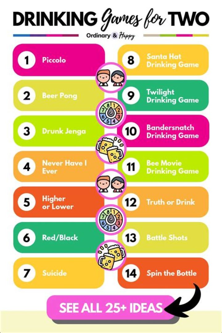 two person drinking games