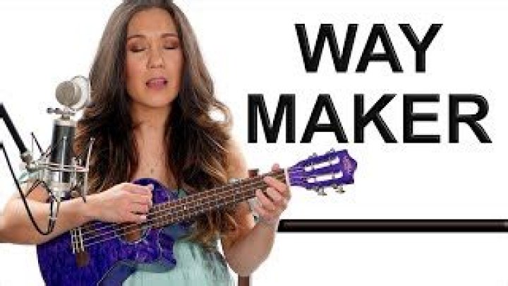 Way Maker EASY Ukulele Tutorial with Play Along - Ukulele Worship Songs