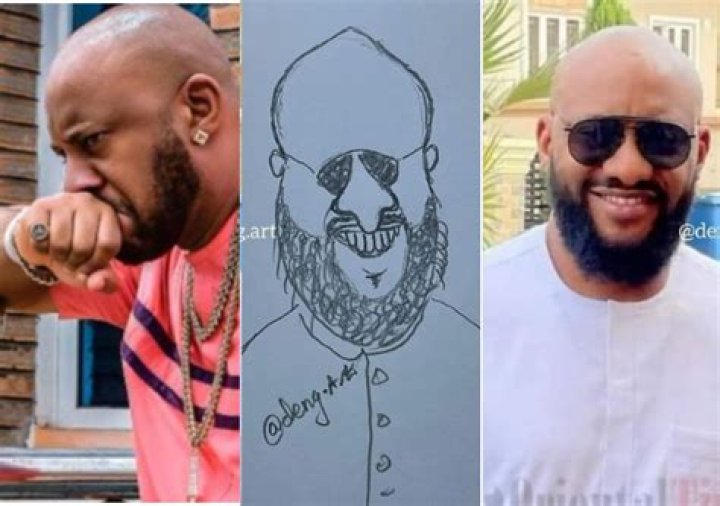 Yul Edochie shares funny portrait. Yul Edochie shares funny portrait.